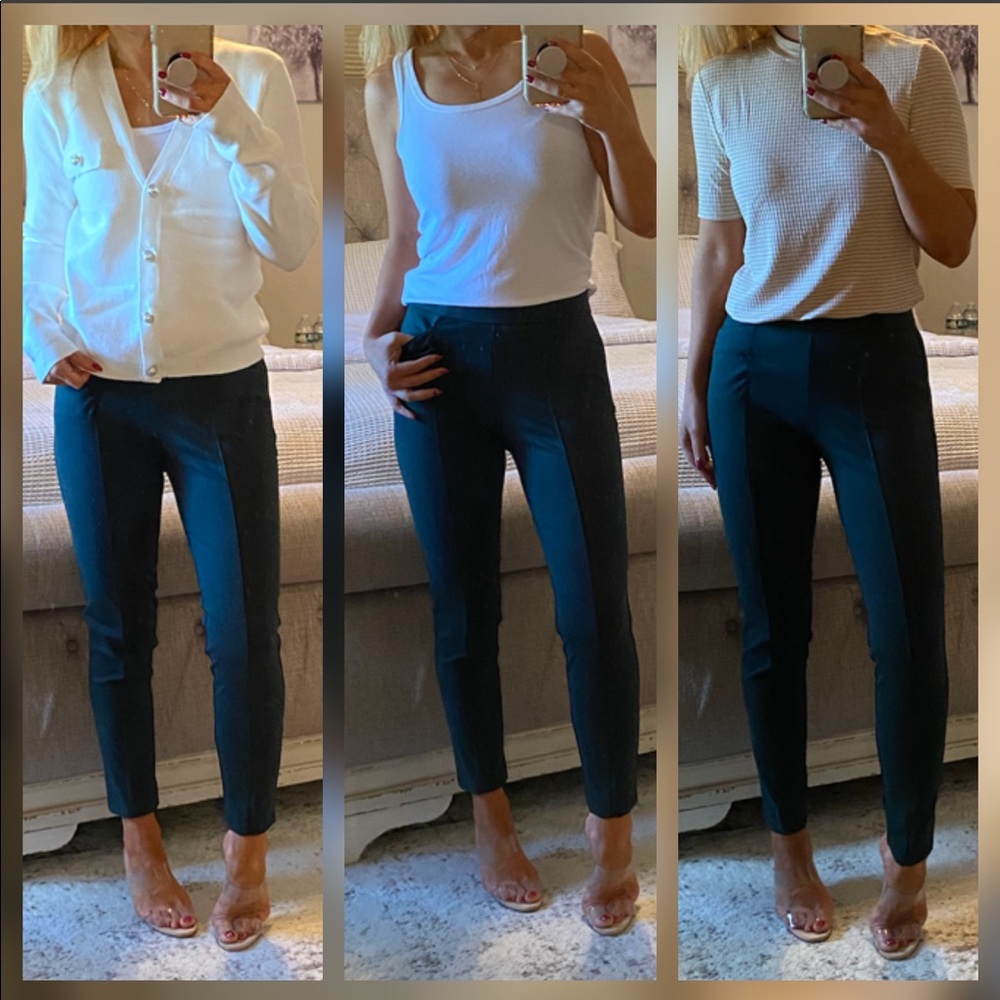 - New🍂Gorgeous fall green ankle pants - Picture 2 of 7